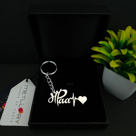 MaPaa Premium Keychain with 92.5 Silver Plated