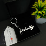 FREEDOM Beautiful Design Keychain 92.5 Silver Plated