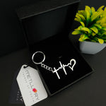 Faith Hope Love Premium Keychain With 92.5 Silver Plating