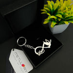 Infinity Love Beautiful Keychain with 92.5 Silver Plated