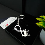 Infinity Blessed Very Beautiful Keychain with 92.5 Silver Plated