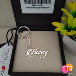 Customisation Name Keychain 92.5 Silver plated
