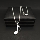 Music Note 92.5 Silver Plated Premium Pendant for Music Lovers