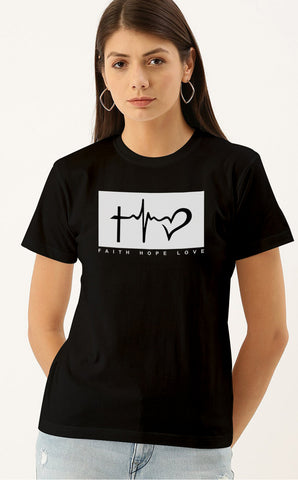 Women's FAITH HOPE LOVE Premium T-Shirt