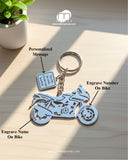 All Bikes Customize Keychain 92.5 Silver Plated