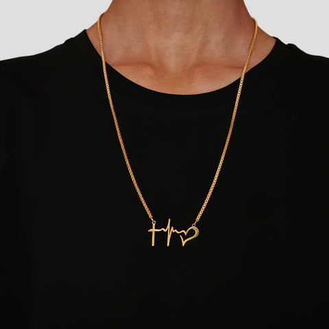 Faith Hope Love 22K Gold Plated Premium Pendant – Metllory Trends