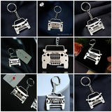 Customise Your Car Keychain By Your Car Image 92.5 Silver Plated