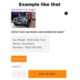 Customise Your Car Keychain By Your Car Image 92.5 Silver Plated