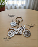 All Bikes Customize Keychain 92.5 Silver Plated