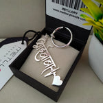 Aai Baba Premium Keychain with 92.5 Silver Plated